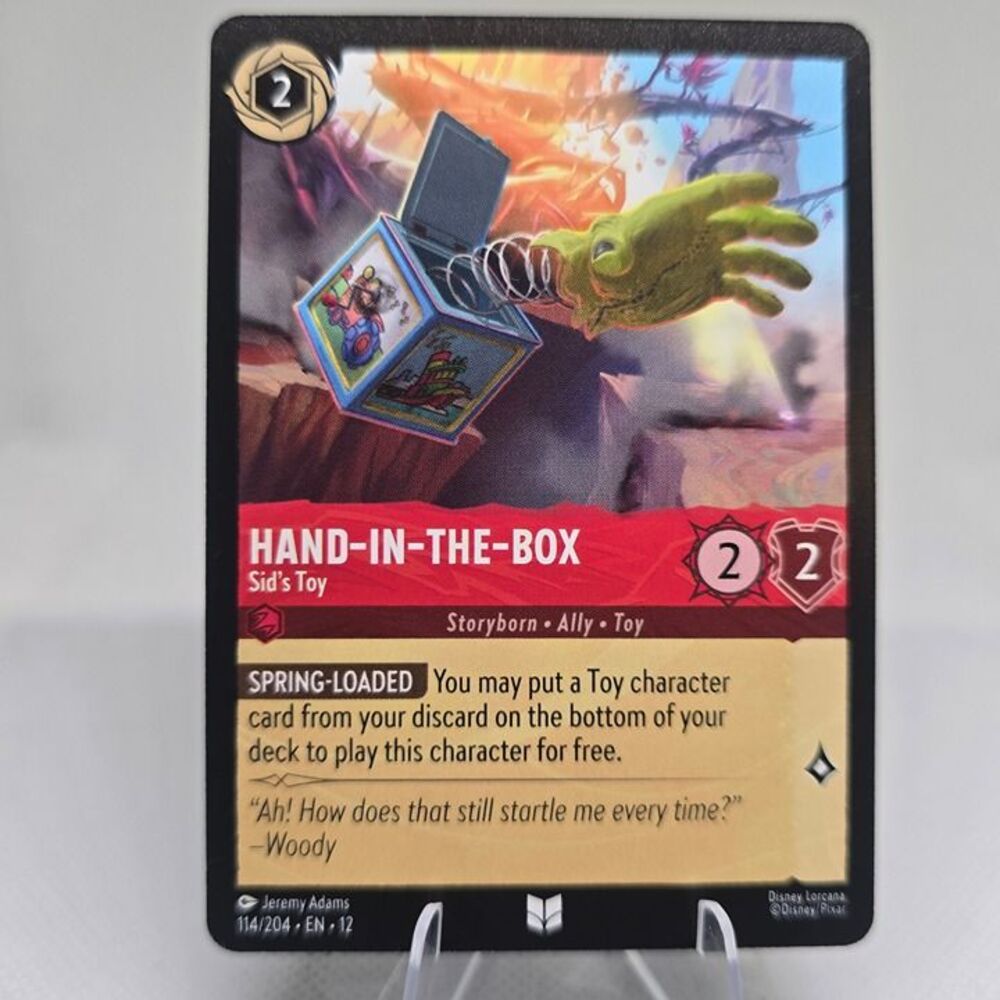 Hand-in-the-Box - Sid's Toy #114 Lorcana Wilds Unknown